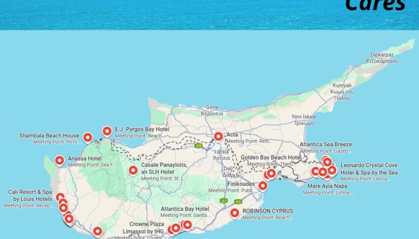 Tourism Cares: Unite for a Cleaner Cyprus – Join Us on the Map! 